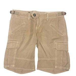 Free people cargo tan shorts size 27